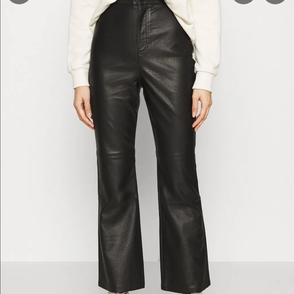 Free People Sasha Vegan Kick Flare Pants - Picture 4 of 13